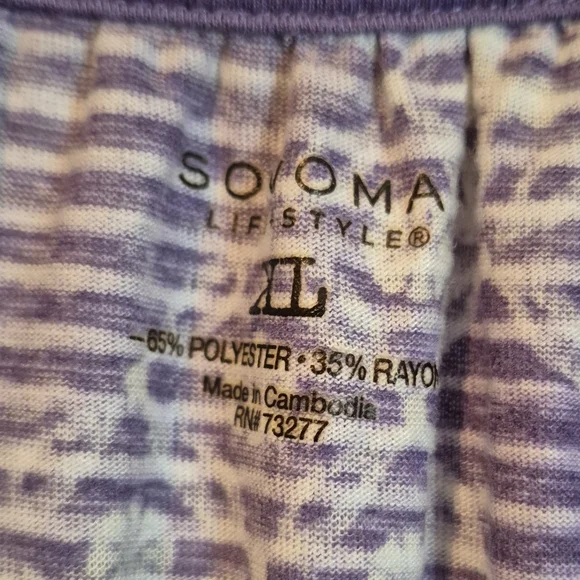 Women's Purple Mandala Pattern Tank Top - Picture 3 of 5